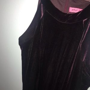 Betsy Johnson velvet dress. Worn once
